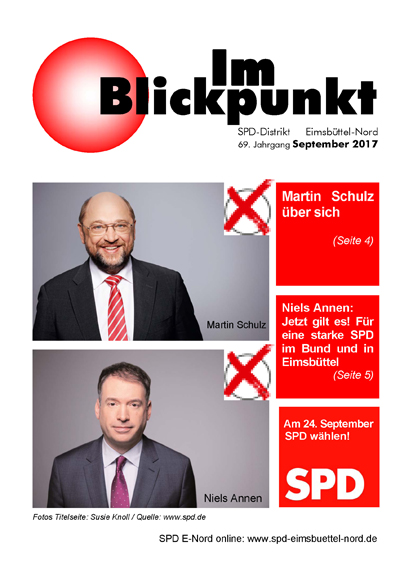 Im Blickpunkt 9/2017 (Titelseite)